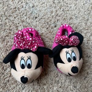 Disney Minnie Mouse Toddler Dual Slippers Size 7/8